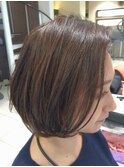 40代カットカラートリートメントのお客様