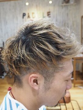 美容室 パドル(PADDLE) #メンズカット＃シルバーベージュ