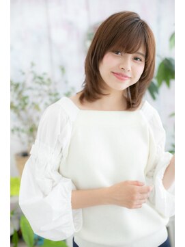 ヘアアンドビューティー ミック(Hair & Beauty miq) 斜めバング×前下がりで♪アシンメトリーワンカール