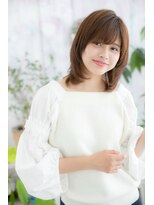 ヘアアンドビューティー ミック(Hair & Beauty miq) 斜めバング×前下がりで♪アシンメトリーワンカール