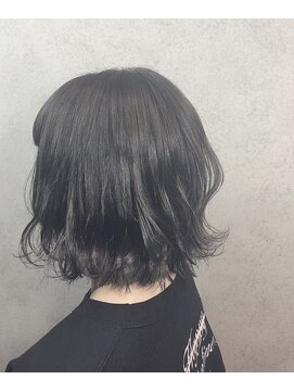 ヘアサロンエム 渋谷店(HAIR SALON M) 外ハネボブ/アッシユブラウン/ネオウルフ/デザインカラー