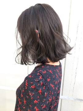 アルバム 新宿(ALBUM SHINJUKU) ラベンダーアッシュボブ_フォギーベージュ耳かけ_ba278921