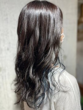 ジュジュル 稲毛本店(jujur) 透明感カラー/ロング/カーキグレージュ/大人かわいい【稲毛】