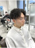 センターパート×ツイスパミックス