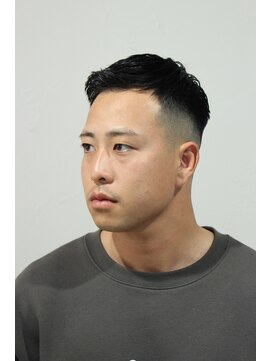 レンゲン(LENGEN) メンズかき上げニュアンスマッシュサイドパート韓国マッシュ