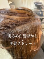 ドルセプラタ(Dulce plata) 明るい白髪ぼかし美髪ツヤ髪ストレートダメージレス30代40代