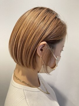 ヘアーラニッシュ 柏の葉キャンパス店(hair Lanish) ミルクチョコレート×ベナボブ20代30代40代◎大人ミニボブ