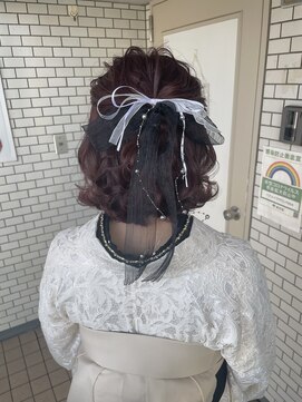 フェリーチェ(Felice) ハーフアップ ボブ ボブアレンジ 卒業式ヘア 袴ヘア 成人式ヘア