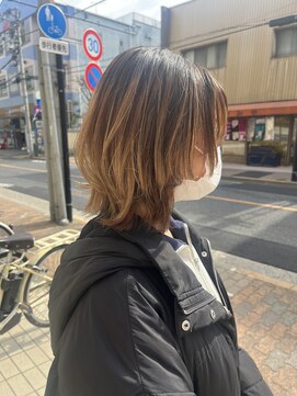サムソンアンドデリラ 調布店 ウルフカット
