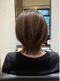 脱白髪染めハイライト