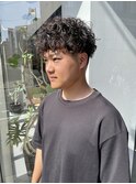20代30代メンズスパイラルパーマワイルドオシャレ感 / 井上