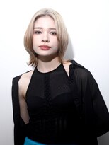 モーラ 浅香山店(MOLLA) ハイトーンカラーくびれボブ