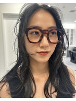 パーク 福岡天神西通り店(parc)&nbsp;ダークオリーブ暗くても透けるカラー透明感カラーこなれ感