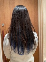 サロンドオクシー(Salon de OXY)&nbsp;ネイビーインナーカラー