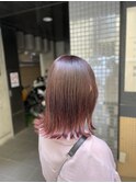 グラデーションカラー×チェリーレッド