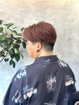 キロ(Kiro) 【Kiro】ツーブロックマッシュ×ボルドー
