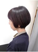 30代40代50代にオススメ シンプルでナチュラルなショートボブ