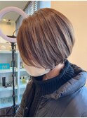 《FORME hair design代表　澤田》ショートボブ