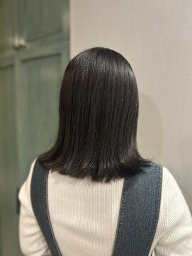 ヘアサロン ナノ(hair salon nano) 透明感オリーブグレージュ