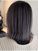 ハイライトカラーグレージュベージュケアブリーチダブルカラー