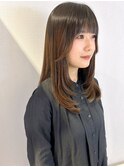 地毛風縮毛矯正/ワンカールレイヤー/髪質改善酸性ストレート