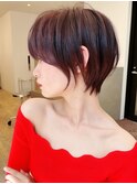 Say.岩井　くびれショート×ラベンダーピンク×大人可愛い