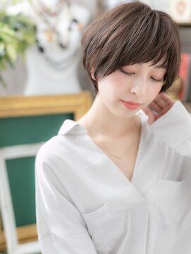 カバーヘア ブリス 大宮西口(COVER HAIR bliss) 暗髪グレージュアッシュ小顔くびれショートc5大宮20代30代40代