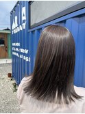 カット透明感カラースタイル