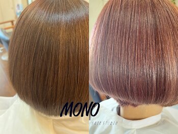ヘアスタジオモノ(MONO)の写真/《最新の髪質改善トリートメント》を取り入れ艶髪をご提供!お客様一人ひとりに合ったトリートメントを選定*