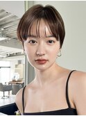 イメチェン前髪小顔ショート_表参道/原宿