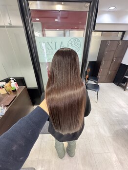 アイズ 本厚木(AIZU)の写真/髪質改善トリートメント・髪質改善ストレートが選べる◎ダメージヘアを根本から修復し光沢のある潤い髪に★