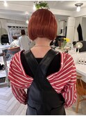 オレンジミニボブ