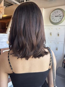 ヘアーエポック(hair epoque) セミロングアレンジ