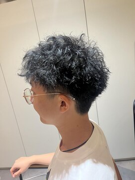 スーリール 野芥店(Sourire) ツイストスパイラルパーマ/メンズ