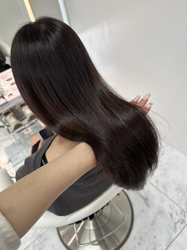 ロンドルピナス 小倉(Lond Lupinus) ミディアムヘア暗めカラー/デザインカラー/フェイスフレーミング