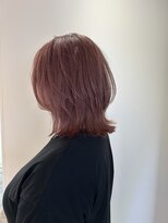 ロッソ 川口店(Rosso)&nbsp;レイヤーボブ×ピンクベージュカラー[川口]