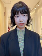 ブクレット(Bouclettes)&nbsp;心斎橋/ボブパーマ/黒髪ボブ/クリープパーマ/ボブ