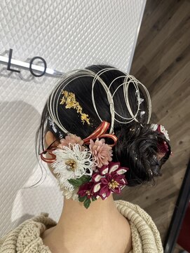 振袖ヘア　振袖ヘアアレンジ　振袖アップ　振袖アップスタイル