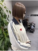 切りっぱなしボブ
