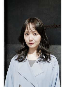 フェイバリットガーデン(favorite garden) 20代30代40代ラベンダーグレージュ顔まわりレイヤー