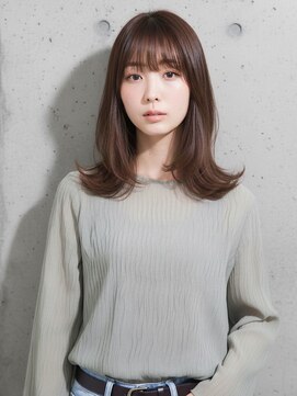 ニューヨークニューヨーク マザーズ イオン大日店(NYNY Mothers) 韓国風ｘシースルーバングｘセミロングｘレイヤー