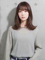ニューヨークニューヨーク マザーズ イオン大日店(NYNY Mothers) 韓国風xシースルーバングxセミロングxレイヤー