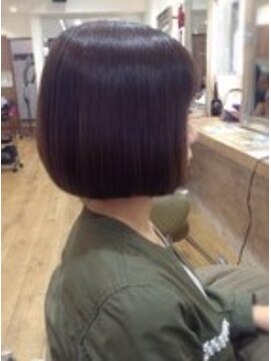 ナンプウ(Nanpu) Nanpu 乾かすだけで楽ちん♪キレイにまとまるナチュラルボブ