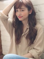 グレージュ デジタルパーマ ゆるふわ コスメパーマ 小顔 高柳