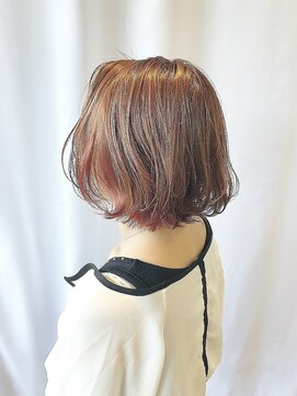 デイジー インデックスヘア 大島店(DAISY index hair) ”DAISY大島店” イヤリングカラー ピンク ピンクベージュ