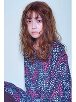 クシュ 所沢東口店(kusyu...) カーキグレージュマッシュショートボブフェザーバング(所沢317)