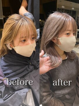 アフロート ギンザ(AFLOAT GINZA) 【白川style】20代30代40代小顔カット大人かわいいくびれモテ髪