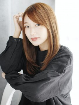 ヘアメイク ナル(hair make nalu) 内巻きレイヤーストレートスタイル