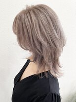 ラシク(racic)&nbsp;【racic】ウルフカット×ホワイトラベンダー10代20代30代