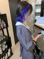 ペレ 渋谷(PELE)&nbsp;Y132_ インナーカラー バイオレットブルー